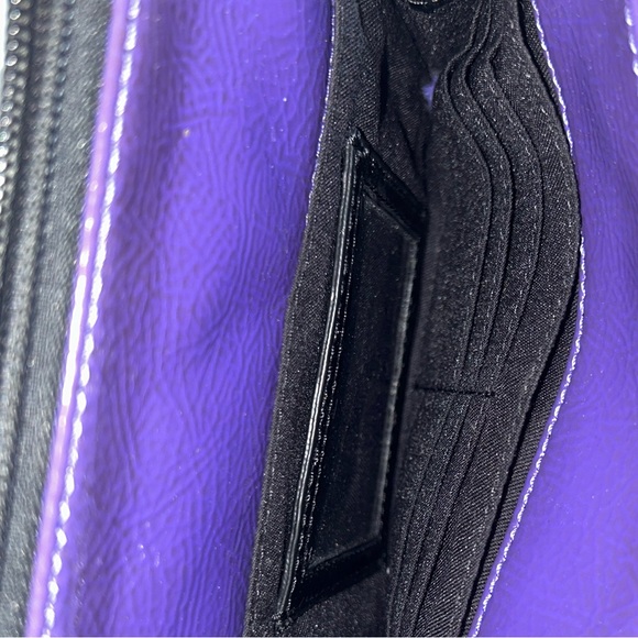 Juicy Couture Purple Leather Crossbody Bag - Picture 4 of 5